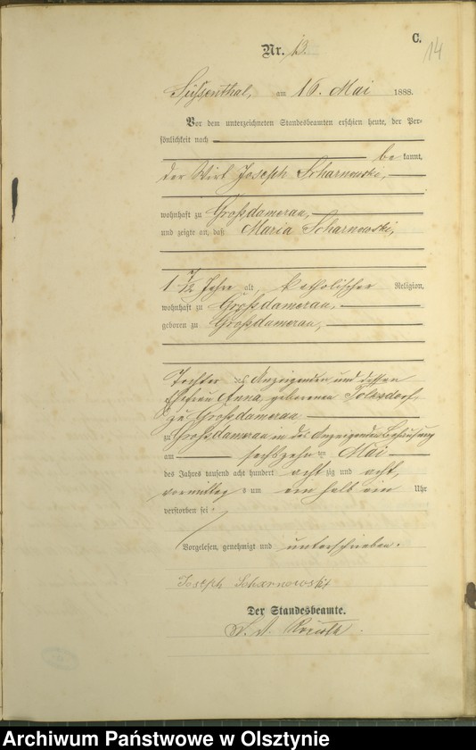 image.from.unit.number "Sterbe-Haupt-Register nr 1 - 52"