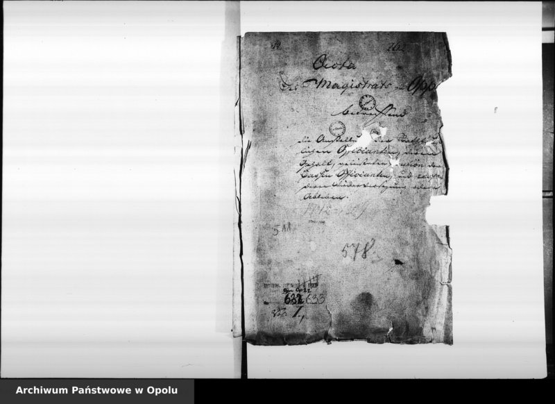 Obraz 4 z jednostki "Acta des Magistrats zu Oppeln betreffend die Anstellungen der Rathhauslichen Officianten, deren Gehalt, geleisteten Caution der Cassen Officianten und resspective deren Wiederversetzung oder Ableben Vol. I"
