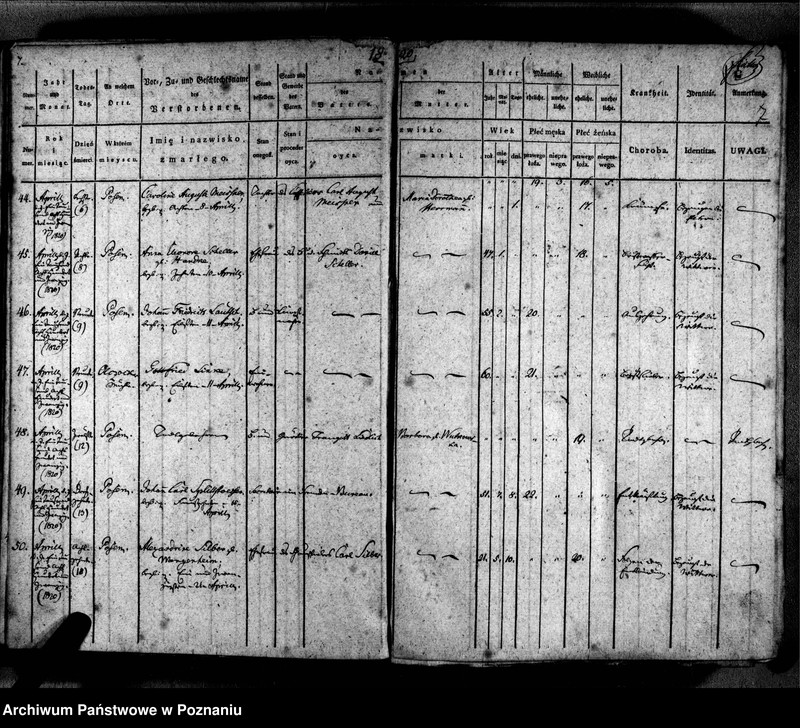 Obraz 10 z jednostki "Sterbenbuch"