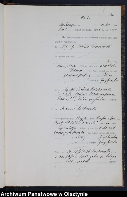 image.from.unit.number "Heiraths-Neben-Register Nr 1 - 11"