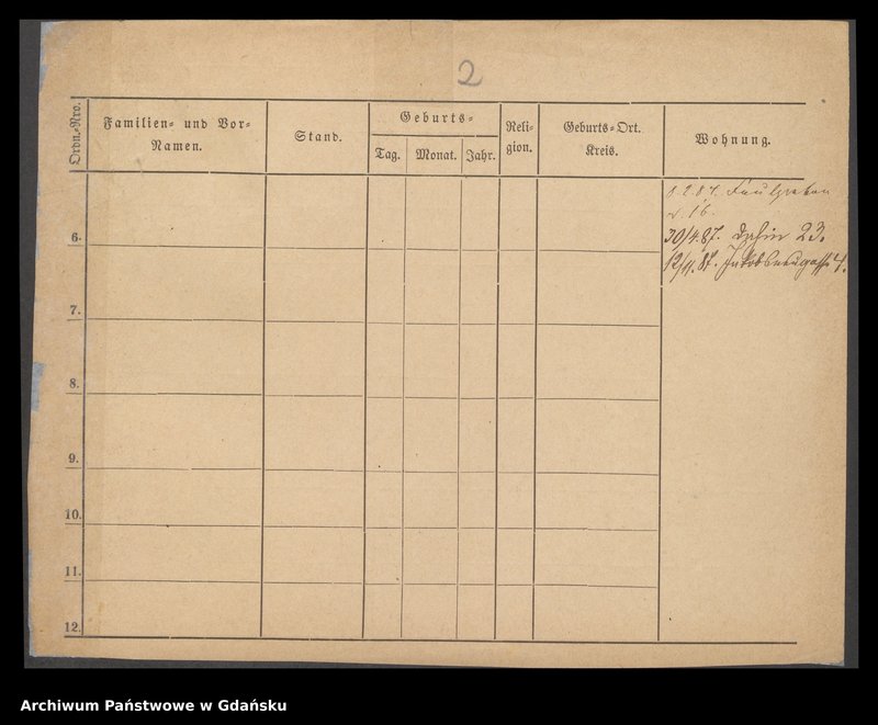 image.from.unit.number "Karty meldunkowe: Krause Ida - Krause Johann"