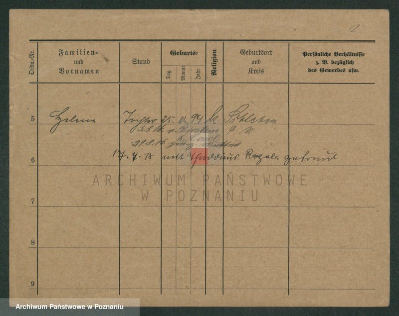 Obraz 4 z jednostki "Müller (żonaci i wdowy)"