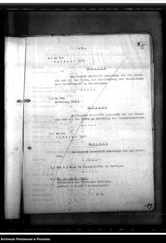 Obraz 9 z jednostki "Dienst- und Wohnraumzuteilung für die Behörden und Beamten"