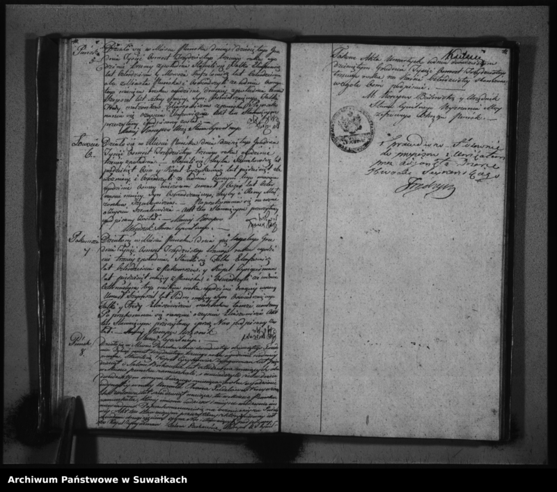 image.from.unit.number "Duplikat Aktów Urodzonych, Umarłych i Zaślubionych Okręgu Parafij Puńskiej Wyznania Mojżeszowego 1833 rok."