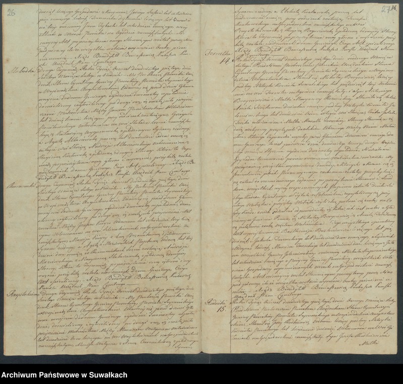 image.from.unit.number "Akta małżeńskie gminy puńskiey od dnia 1 stycznia do ostatniego grudnia 1825 roku"