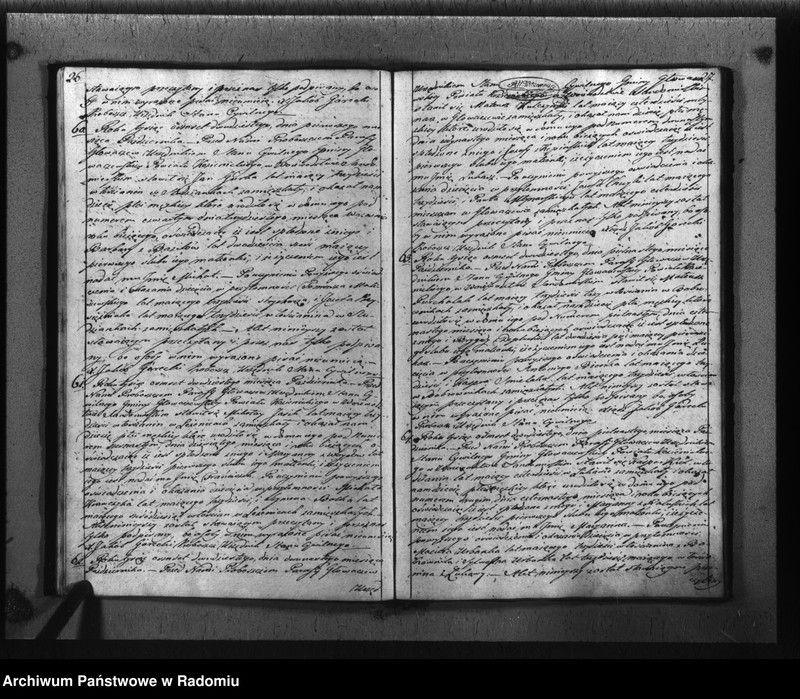 image.from.unit.number "Księga akt cywilnych gminy Głowaczew na rok 1820"