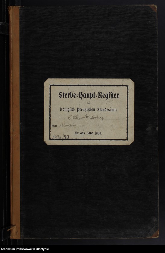 image.from.unit.number "Sterbe-Haupt-Register Nr 1 - 8"