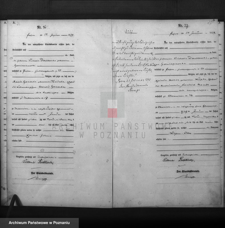 Obraz 15 z jednostki "Księga urodzeń t. I"