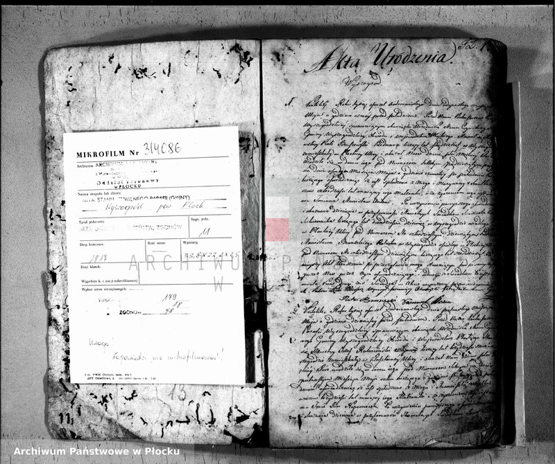 image.from.unit.number "Akta urodzeń, małżeństw i zgonów"