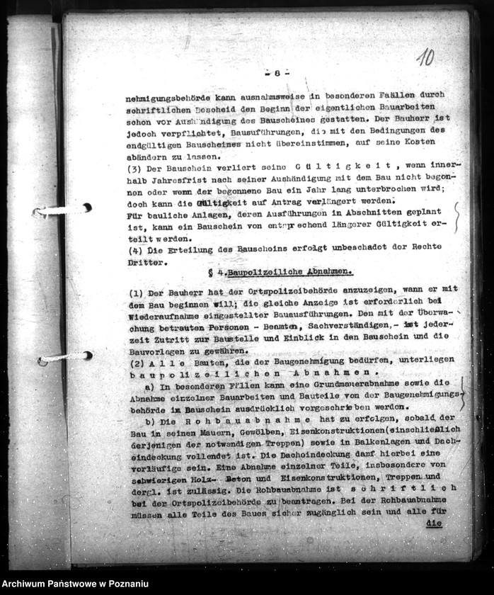 Obraz 14 z jednostki "Zarządzenie w sprawach budowlanych na wsi na terenie okręgu gdańskiego"