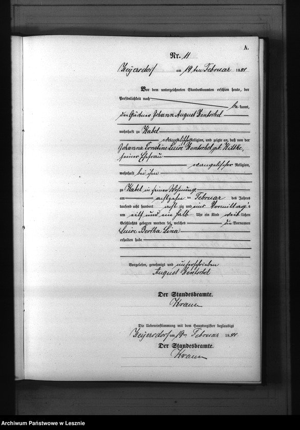 Obraz 13 z jednostki "[Księga urodzeń]"