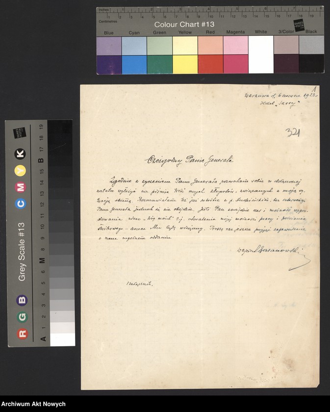 image.from.unit.number "Baranowski Wojciech, radca Poselstwa Polskiego w Rydze.  Prośba o interwencję w sprawie uzyskania etatu w MSZ."