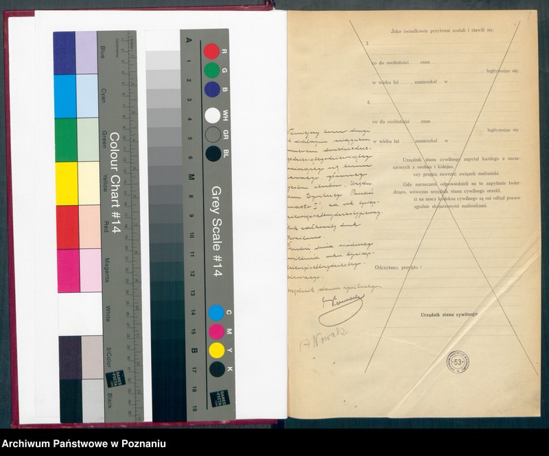 Obraz 3 z jednostki "Księga miejscowa małżeństw tom II [Rejestr główny małżeństw]"