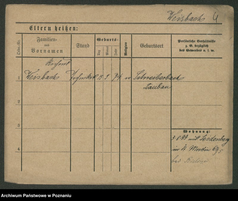 Obraz 12 z jednostki "Wajsbach (Wei...) - Wałchowicz"