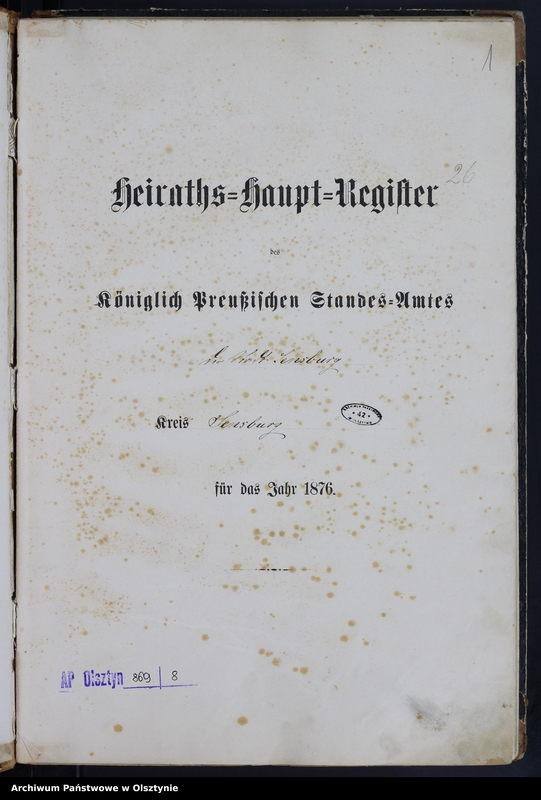 image.from.unit.number "Heiraths-Haupt-Register Nr 1 - 33"