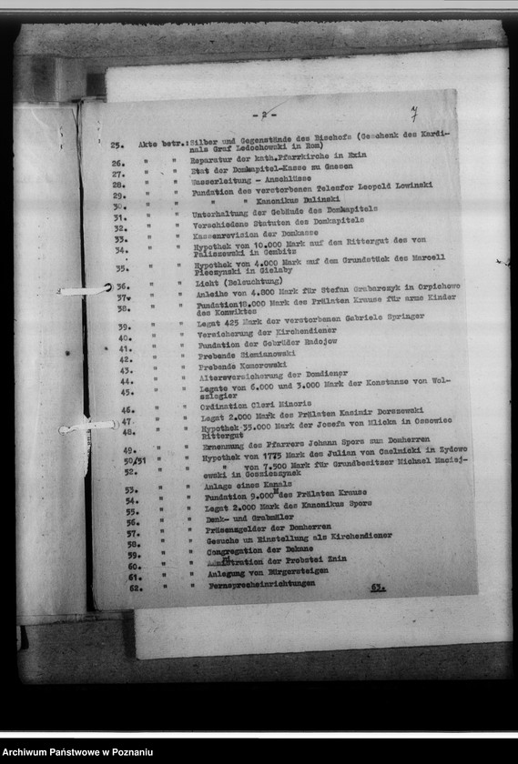 Obraz 11 z jednostki "Feststellung von Verlusten, Wiederherbeischaffung, Ersatzbeschaffung. Gnesen-Stadt [miasto Gniezno]"