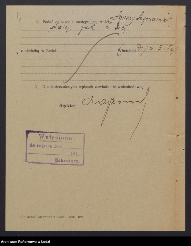 Obraz 8 z jednostki "Ignacy Szymański – sklep rzeźniczy. Zgierz"