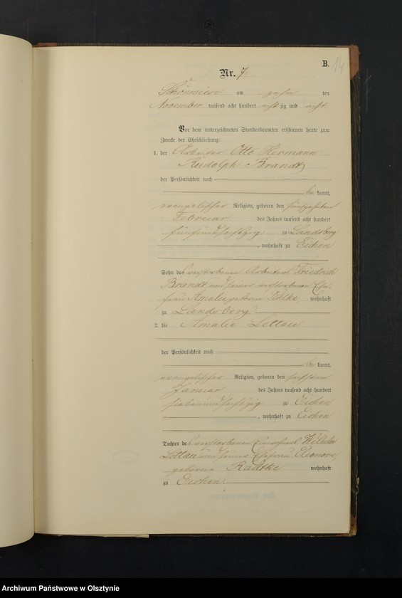 image.from.unit.number "Heiraths-Neben-Register Nr 1 - 8"