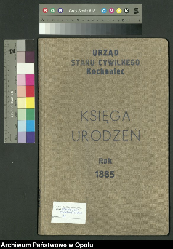 image.from.unit.number "Urząd Stanu Cywilnego Kochaniec Księga urodzeń rok 1885"