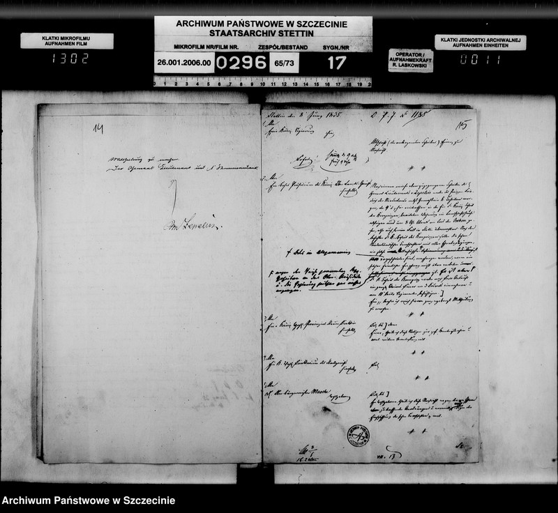 Obraz 11 z jednostki "Die Reisen hoher fürstlicher Personen durch die Provinz Pommern"