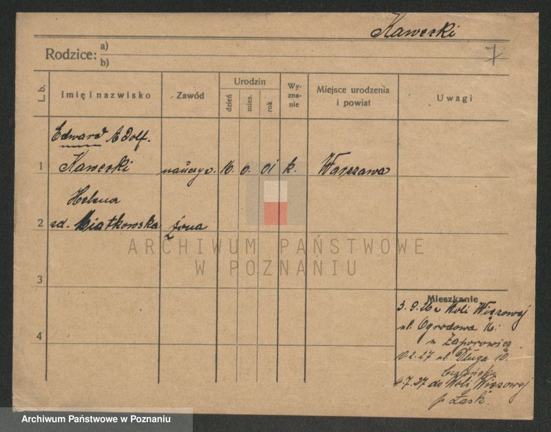 Obraz 7 z jednostki "Kawecki - Kaźmierczak (żonaci)"