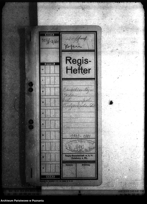 Obraz 4 z jednostki "Barackenlager Posen, Ordnungspolizei, Bulgarische Strasse"