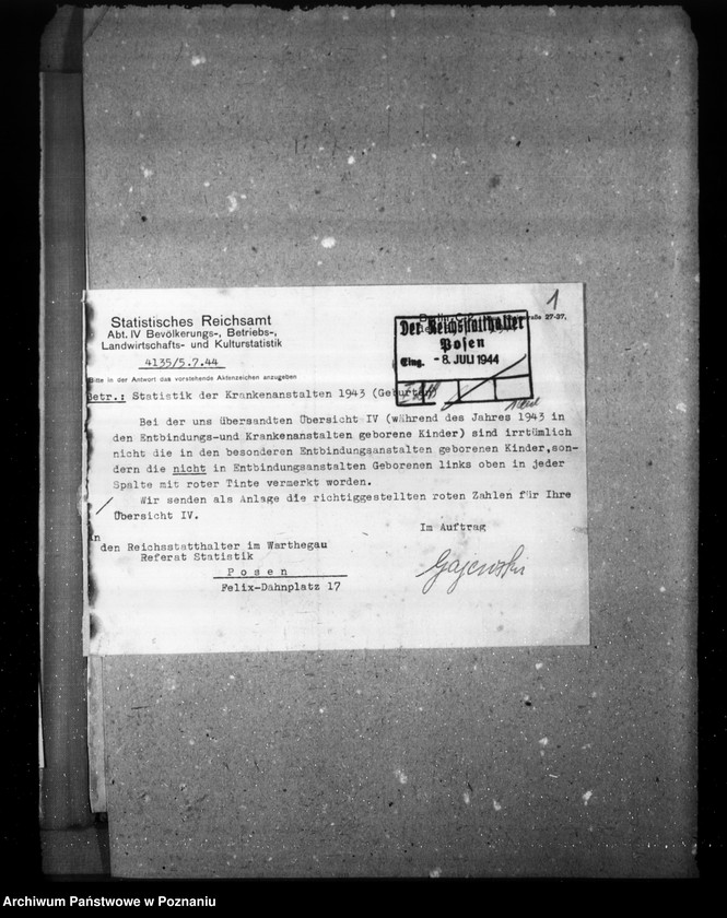 Obraz 5 z jednostki "Krankenanstalts- Statistik"