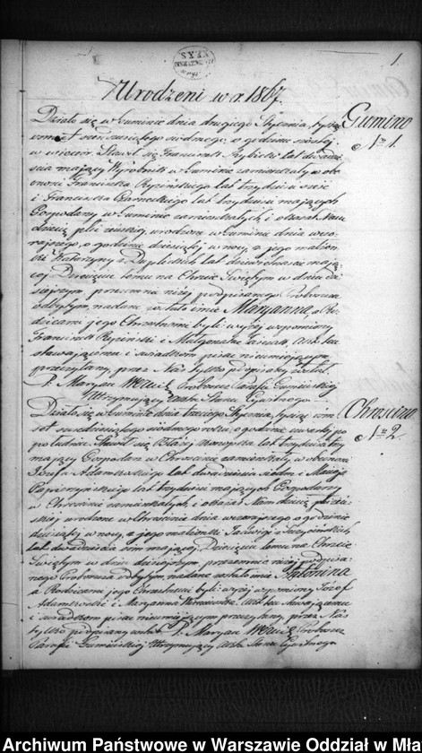 image.from.unit.number "Akta urodzeń, małżeństw, zgonów"