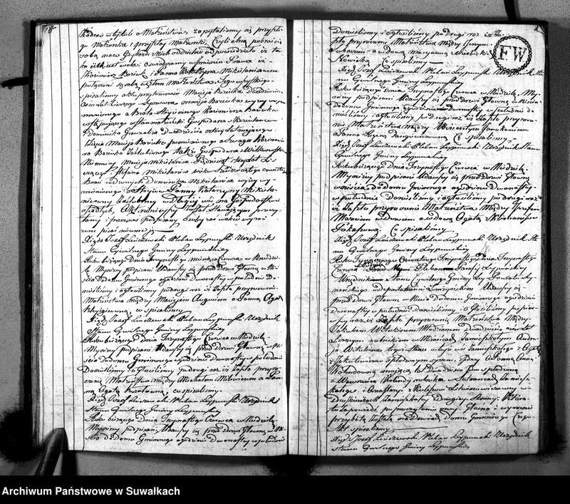 Obraz 11 z jednostki "Księga Aktów Cywilnych Stanu Małżeńskiego Gminy Leypuńskiej od 1 Stycznia 1813 Roku"