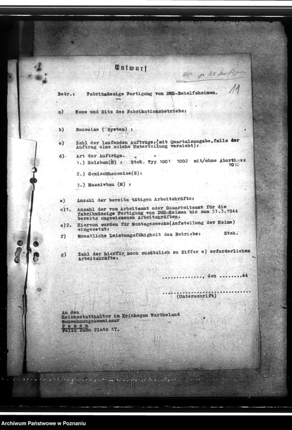 Obraz 15 z jednostki "DWH - Produktionsbetriebe für den Behelfsheimbau"