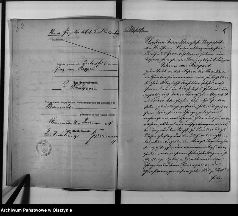 image.from.unit.number "Regierungs Referendar von Rappard [Georg]"