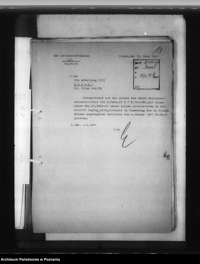 Obraz 15 z jednostki "Talsperre Dilltal (Sprawy dróg wodnych)"