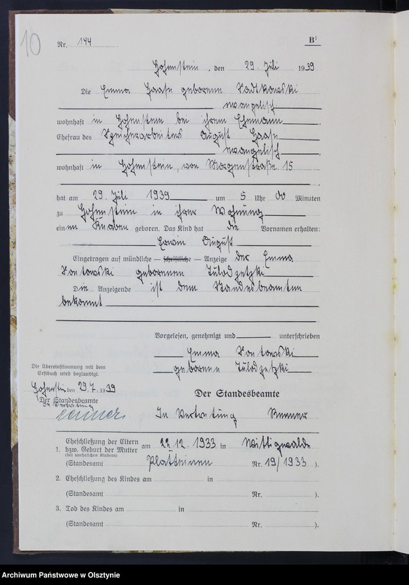 image.from.unit.number "Geburtenbuch/Zweitbuch/ Tom II,Nr 135 - 225"