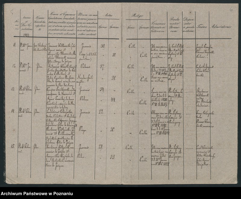 Obraz 5 z jednostki "Księga małżeństw"