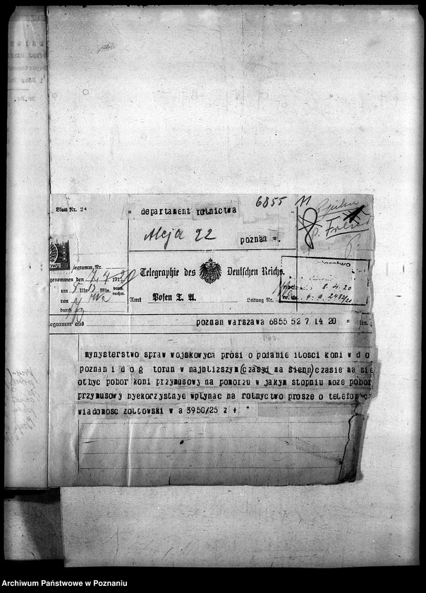 image.from.unit.number "Rekwizycje koni, rok 1920 Najazd bolszewicki"