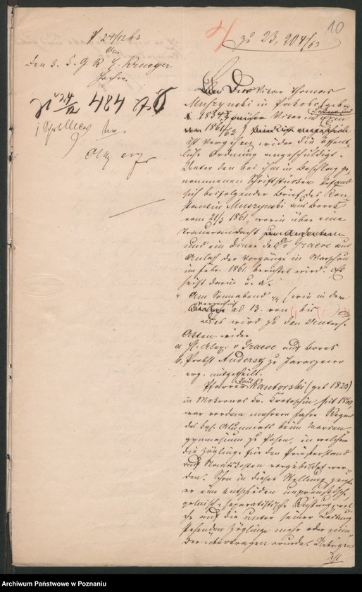 Obraz 14 z jednostki "A. betr. Thomas Muszyński, Vikar in Pakosch"