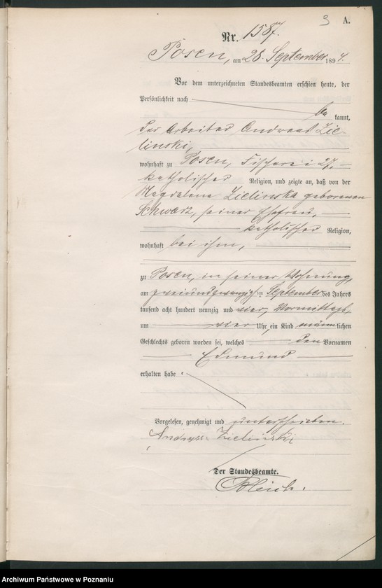 Obraz 6 z jednostki "Księga urodzeń t. V"