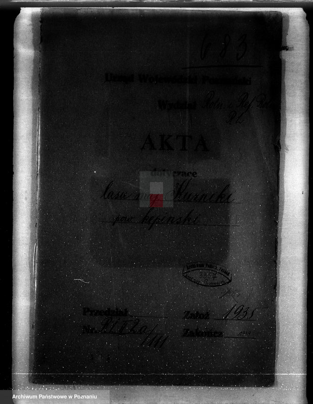 Obraz 4 z jednostki "Lasy majątku Kuźniki powiatu kępińskiego"