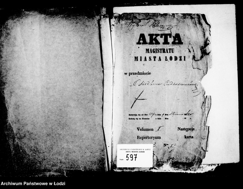 Obraz 5 z jednostki "Akta w przedmiocie osiedlania się cudzoziemców"