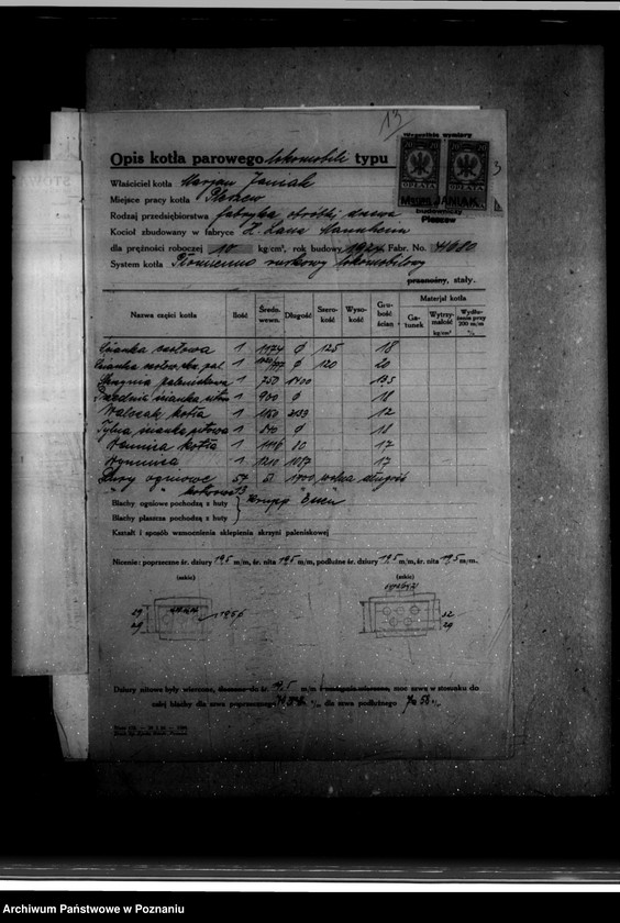 Obraz 7 z jednostki "Młyn Głowackiego i Przesmyckiego w Zaniemyślu nr woj. kotła 5915"