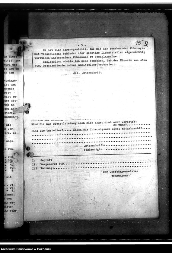 Obraz 19 z jednostki "Wohnungswesen. Wohnungsbeschaffung für beamten. Raumwirtschaftung"