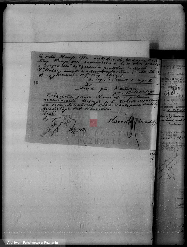 Obraz 14 z jednostki "Majątek Kuszyn powiat kaliski /sprawy leśne/"