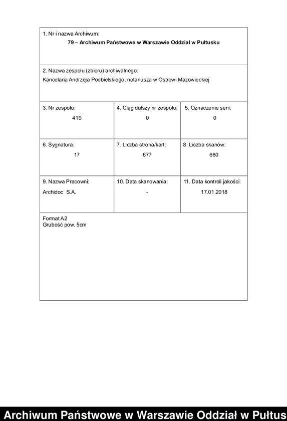 Obraz 1 z jednostki "Akty notarialne nr 489-669"