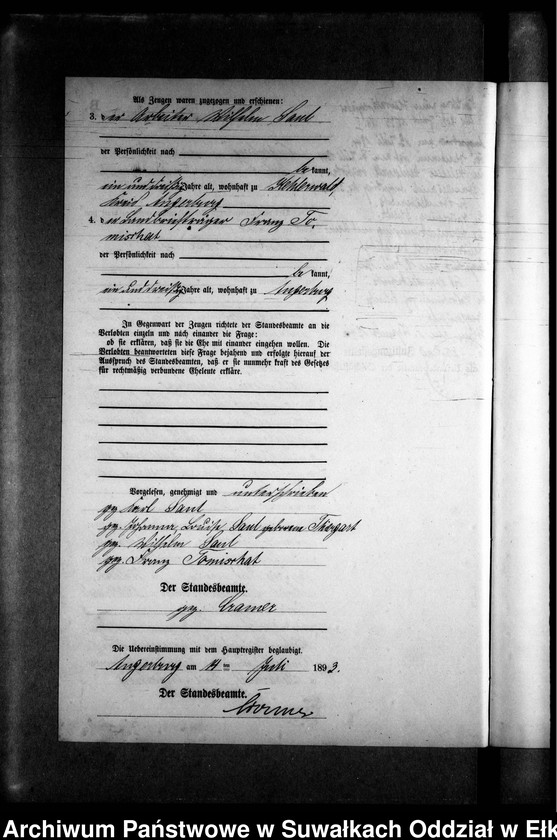 image.from.unit.number "Heiraths-Neben-Register des Preussischen Standes-Amtes Kehlen Kreis Angerburg"