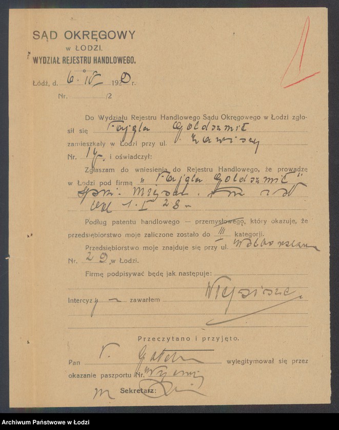 Obraz 3 z jednostki "Fajgla Goldszmit- sprzedaż mięsa"