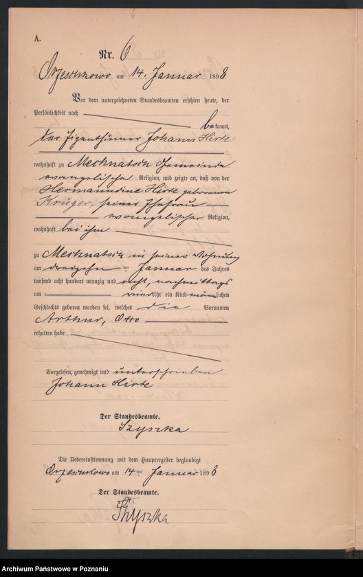 Obraz 9 z jednostki "Księga urodzeń"