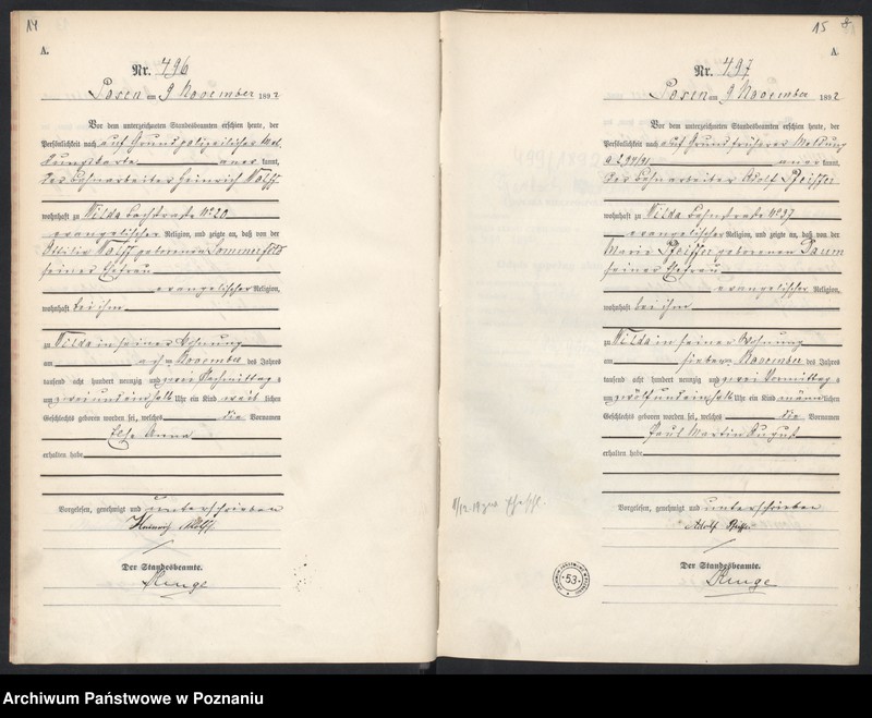 Obraz 10 z jednostki "Księga urodzeń t. II"