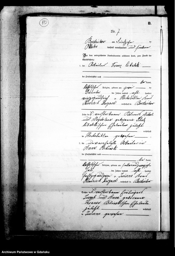 image.from.unit.number "Księga małżeństw"