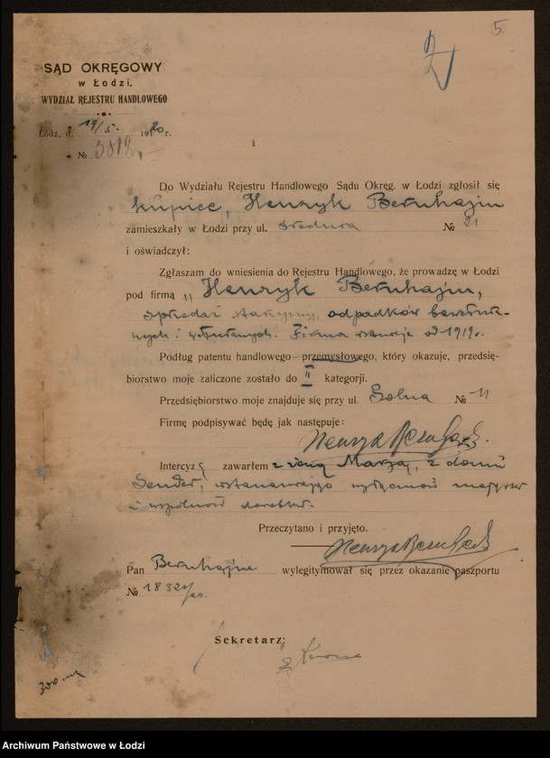 Obraz 7 z jednostki "Henryk Bernhajm – sprzedaż starzyzny"