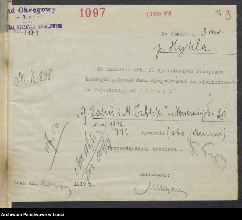 Obraz 16 z jednostki "Efraim Goździk- sklep galanteryjny"